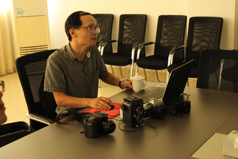 党委宣传部举行学生员工摄影技能培训